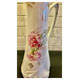 Beautiful Vintage Floral Pitcher
