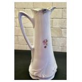 Beautiful Vintage Floral Pitcher
