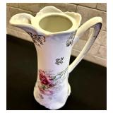 Beautiful Vintage Floral Pitcher