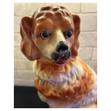 Vintage Staffordshire King Charles Spaniel Dog, Russet White