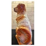 Vintage Staffordshire King Charles Spaniel Dog, Russet White