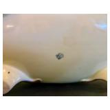 Beautiful Vintage Hand Painted Footed Footed Bowl