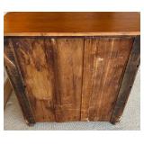 Vintage Solid Wood Handmade Four Drawer Chest of Drawers