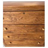 Vintage Solid Wood Handmade Four Drawer Chest of Drawers