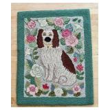 Beautiful Springer Spaniel Hand Hooked Rug by McADOO Rugs