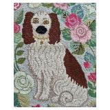 Beautiful Springer Spaniel Hand Hooked Rug by McADOO Rugs