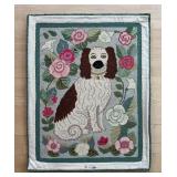 Beautiful Springer Spaniel Hand Hooked Rug by McADOO Rugs