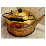 Large Vintage Copper Tea Kettle