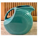 Two Beautiful Vintage Aqua Fiesta Pitchers