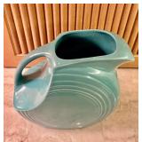 Two Beautiful Vintage Aqua Fiesta Pitchers