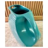 Two Beautiful Vintage Aqua Fiesta Pitchers