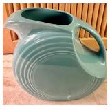 Two Beautiful Vintage Aqua Fiesta Pitchers