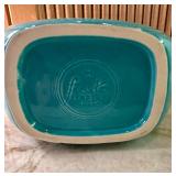 Two Beautiful Vintage Aqua Fiesta Pitchers