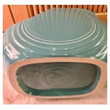 Two Beautiful Vintage Aqua Fiesta Pitchers