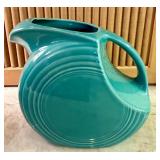 Two Beautiful Vintage Aqua Fiesta Pitchers