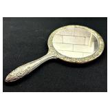 Beautiful Vintage Silver Vanity Set including Mirror, Brush and Comb