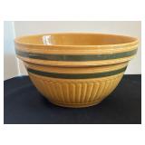 Two Mixing Bowls including a Vintage Yellow Ware Mixing Bowl