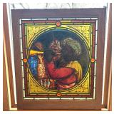 Stunning Stained Glass Decorative Framed Panel