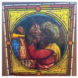 Stunning Stained Glass Decorative Framed Panel