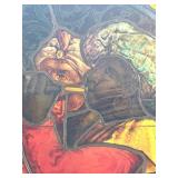 Stunning Stained Glass Decorative Framed Panel