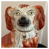 Vintage Staffordshire Right Facing Spaniel Figurine