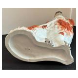 Vintage Staffordshire Right Facing Spaniel Figurine