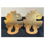 Pair of Bow Motif Bookends