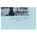 "Barracks and Decater" Limited Edition Print by Jack R. Miller