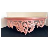 Vintage Pink Wall Shelf