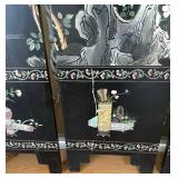 Vintage Chinese Four Panel Screen / Vintage Chinese Room Divider