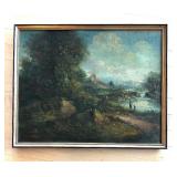 Original Scenic Painting by C. Patin