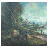 Original Scenic Painting by C. Patin