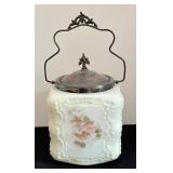 Antique Wave Crest Square Biscuit Jar
