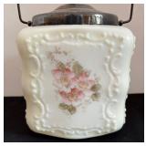 Antique Wave Crest Square Biscuit Jar