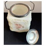 Antique Wave Crest Square Biscuit Jar