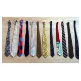 Twelve Distinctive Neckties by Gianni Versace, Christian Dior, Briar, Charvet and More