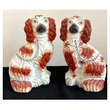 Pair of Vintage Staffordshire Dog Figurines