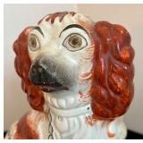 Pair of Vintage Staffordshire Dog Figurines