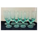Gorgeous Green Stemware