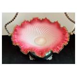 Antique Glass Bride’s Basket