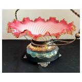 Antique Glass Bride’s Basket