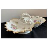 Double Vintage Meissen Serving Dish