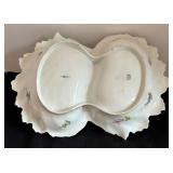 Double Vintage Meissen Serving Dish