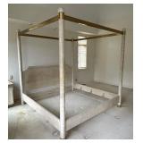 Vintage Canopy Poster King Bed Frame