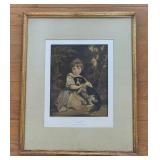 "Miss Bowles" Print by Sir Joshua Reynolds