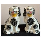 Pair of Vintage Staffordshire Dog Figurines