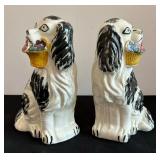 Pair of Vintage Staffordshire Dog Figurines