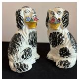 Pair of Vintage Staffordshire Dog Figurines