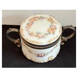 Antique Pairpoint Glass Powder Jar