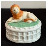 Vintage Animal Motif Figurines and Trinket Dish